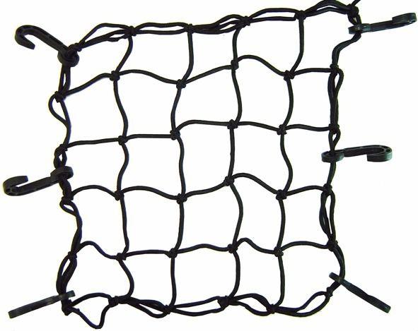 Imagem de Rede Elástica 35x35cm com ponta de plástico preto
