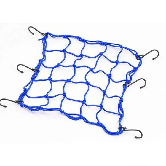 Imagem de Rede Elástica Aranha Para Capacete Moto Ou Carga 35 X 35cm