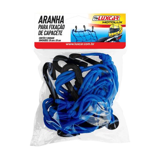 Imagem de Rede Elástica Para Bagageiro de Moto e Capacete 35cm x 35cm