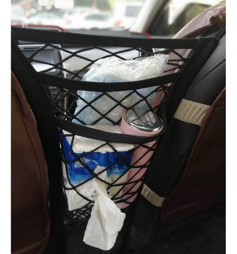 Imagem de Rede Organizador Assento De Carro Objetos 2 Compartimentos
