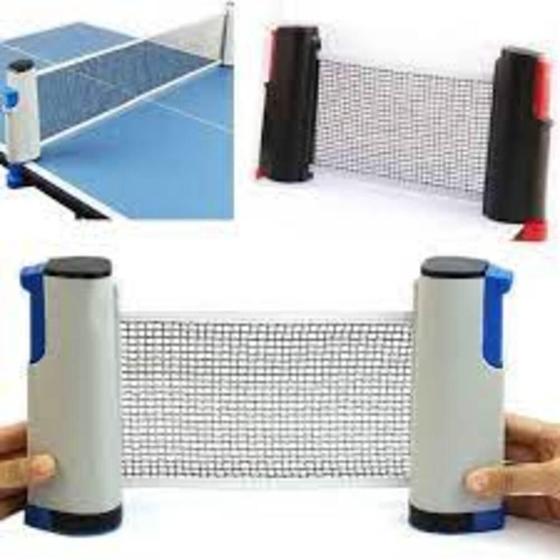 Imagem de Rede para mesa de ping pong universal retratil até 1,65 tênis de mesa supremo