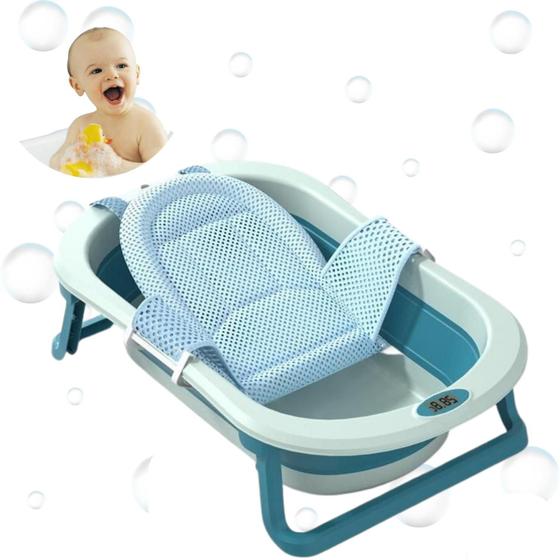 Imagem de Rede redutor banheira proteção bebê apoio segurança banho