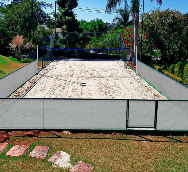 Rede Tela Proteção Fechada Quadra Esportiva 1,5m x 16m Menor preço em Rede Tela Proteção Fechada Quadra Esportiva 1,5m x 16m