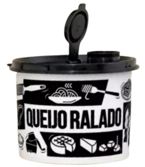 Imagem de Redondinha Queijo Ralado 500ml (300g) com bico dosador linha POP BOX Tupperware