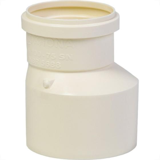 Imagem de Reducao Excentrica Esgoto Krona 100X50Mm - Kit C/10 Pecas