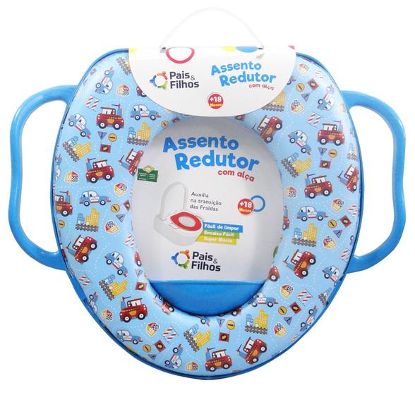 Redutor de assento com alca vaso sanitário infantil bebe pf Menor preço em Redutor de assento com alca vaso sanitário infantil bebe pf