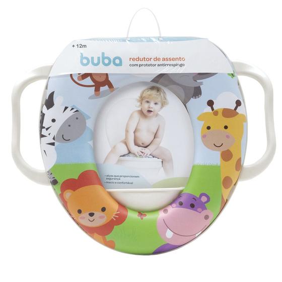 Imagem de Redutor de Assento Para Vaso Sanitário Infantil Com Alças Safari Buba