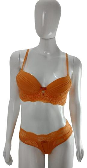 Imagem de REF460 - Conjunto Lingerie Top Bojo e Calcinha Fio Dental Chronos