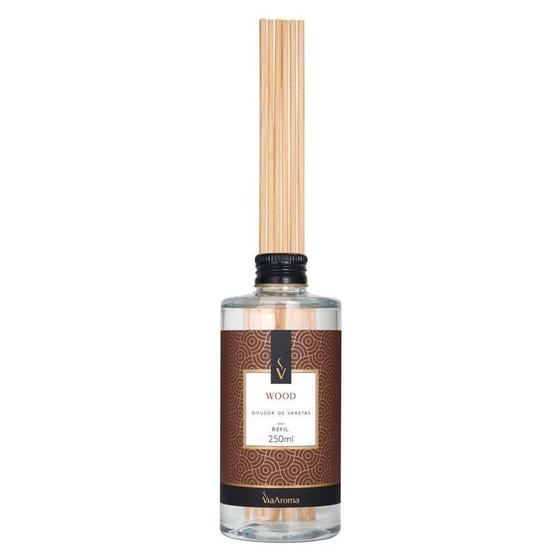 Imagem de Refil 250ml difusor de varetas classica wood via aroma