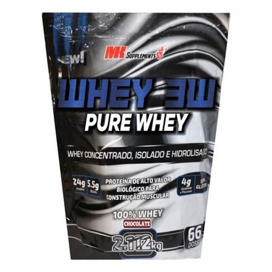 Imagem de Refil Best Gourmet Whey Pure 100% 2.112kg 3w Mk Suplementos