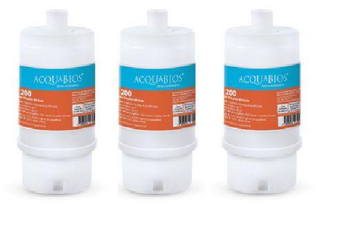 Refil Blindado Ponto De Uso Ab 200 Rosca 1/2 Acquabios Kit 3 peças Menor preço em Refil Blindado Ponto De Uso Ab 200 Rosca 1/2 Acquabios Kit 3 peças