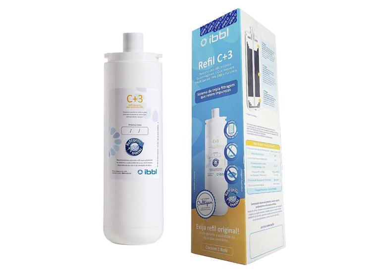 Ibbl Ac Refil C+3 Filtro Purificador De Água Ibbl. Fr600 Original - Peças para ...