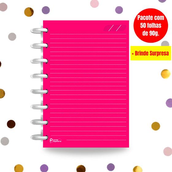 Imagem de Refil Caderno de Disco Sistema Inteligente I Pink Neon