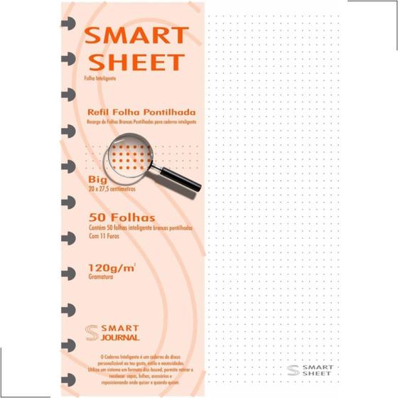 Imagem de Refil Caderno Inteligente Discos 120g 50 Fls Pontilhado G