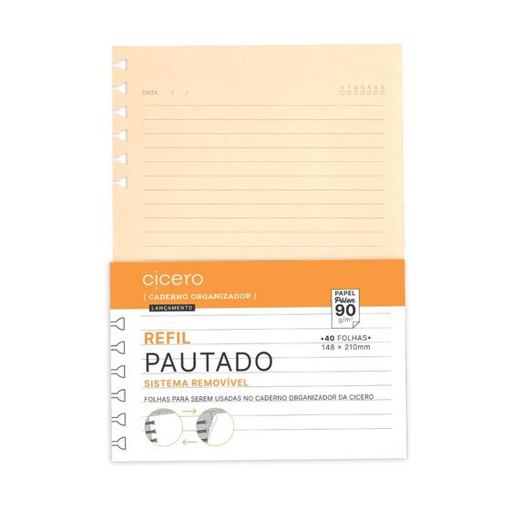 Imagem de Refil Caderno Organizador CICERO OffSet / Pólen  A5 