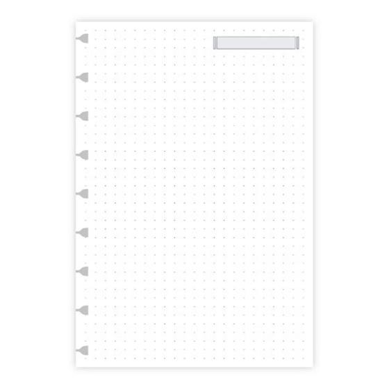 Imagem de Refil Caderno System Flex Pontilhado 30 Folhas ÓTIMA