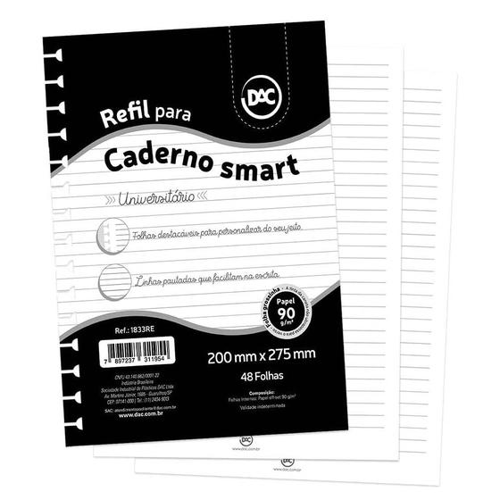 Imagem de Refil Caderno Universitário Smart Dac 48Fls Pautado