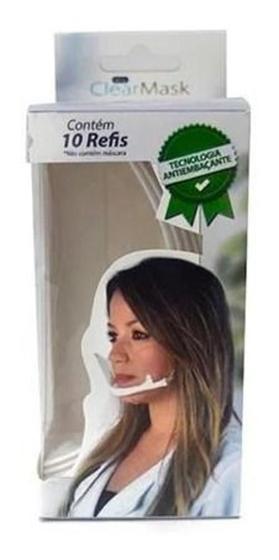 Imagem de Refil Clearmask - Máscara Protetora Salivar Com 10Un - Estek