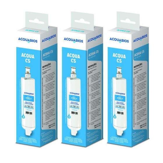 Imagem de Refil Compatível Purificadores Consul CPC30-CPC31-CPB34- Kit3 CS Acqua
