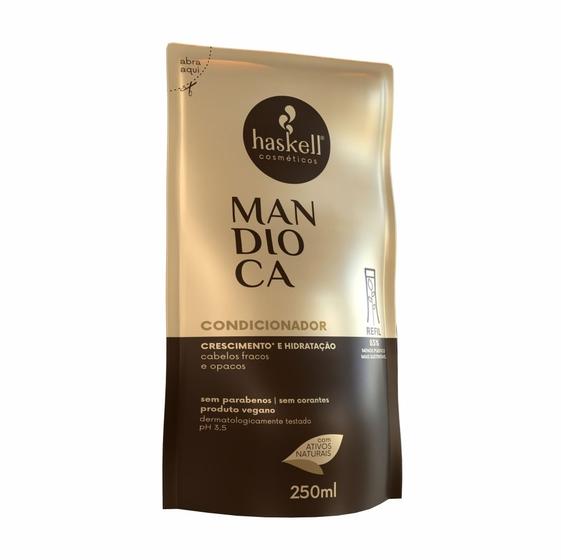 Imagem de Refil Condicionador Haskell Mandioca 250ml