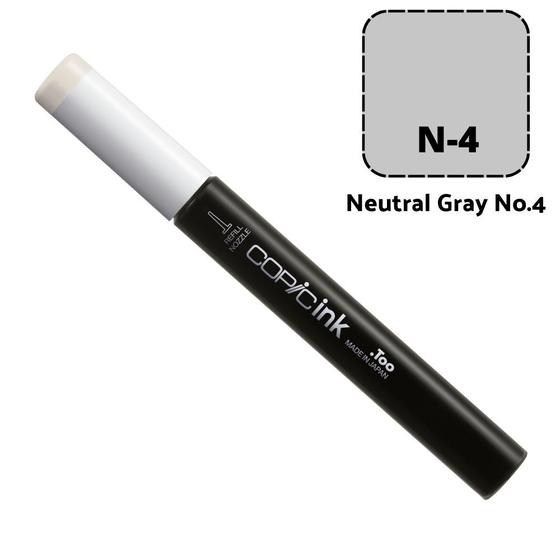 Imagem de Refil Copic Ink Sketch Ciao Classic Wide Cor Neutral Gray 4