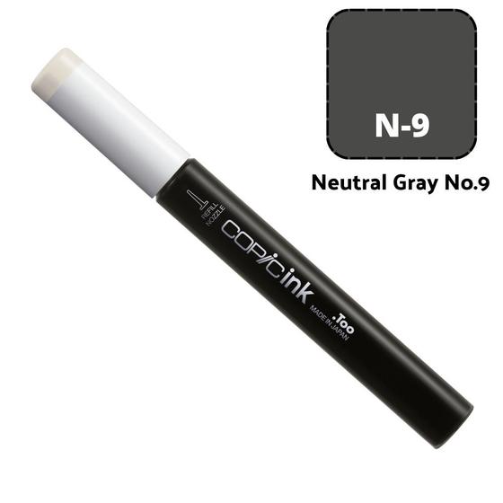 Imagem de Refil Copic Ink Sketch Ciao Classic Wide Cor Neutral Gray 9