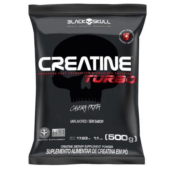 Imagem de Refil Creatina Turbo Black Skull 500g