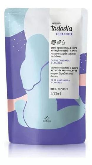 Imagem de Refil Creme Tododia Todanoite Chá Camomila E Lavanda - 400ml - Natura