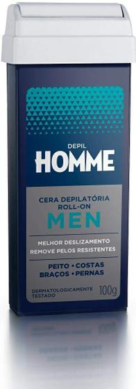 Imagem de Refil de Cera Roll-on Homme Cera Depilatória Masculina Depil Bella