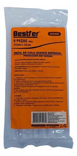 Imagem de Refil De Cola Quente Aplicador 11mm X 15cm Artesanato Plástico