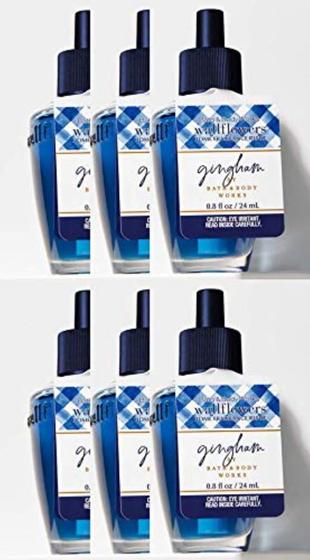 Imagem de Refil de fragrância Bath & Body Works Gingham Wallflowers 24 ml x 6