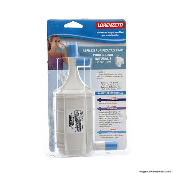 Imagem de Refil de Purificação para Filtro RP-01 - Lorenzetti