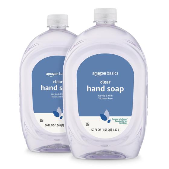 Imagem de Refil de Sabonete Líquido Amazon Basics - 1,5L (2 Unidades)