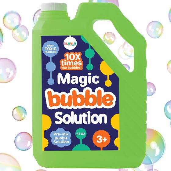Imagem de Refil de Solução Bubble Klevly Colorful 2L - Não Tóxico para Crianças