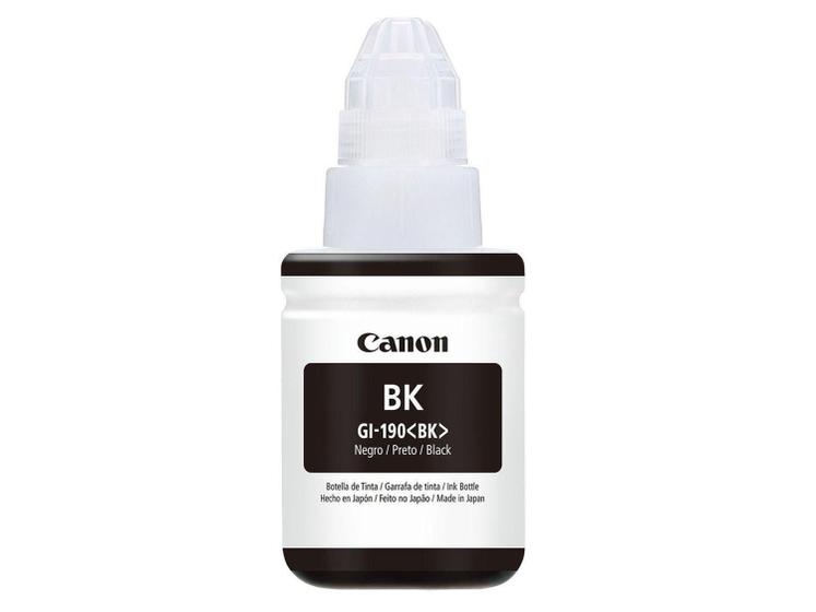 Imagem de Refil de Tinta Canon GI 190 BK Preto 135ml