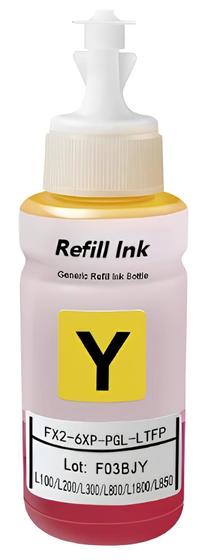 Imagem de Refil de Tinta Compatível Epson T664420 Yellow