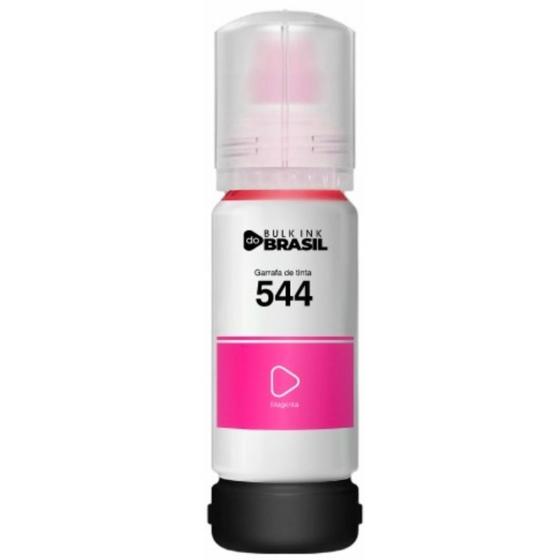 Imagem de Refil de tinta compatível T544 Magenta para impressora Ecotank Epson L3150, L3110, L5190, L3250, L3210, L5290, L5590