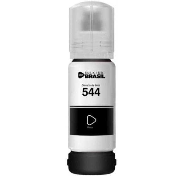 Imagem de Refil de tinta compatível T544 Preto BK para impressora Ecotank Epson L3150, L3110, L5190, L3250, L3210, L5290, L5590