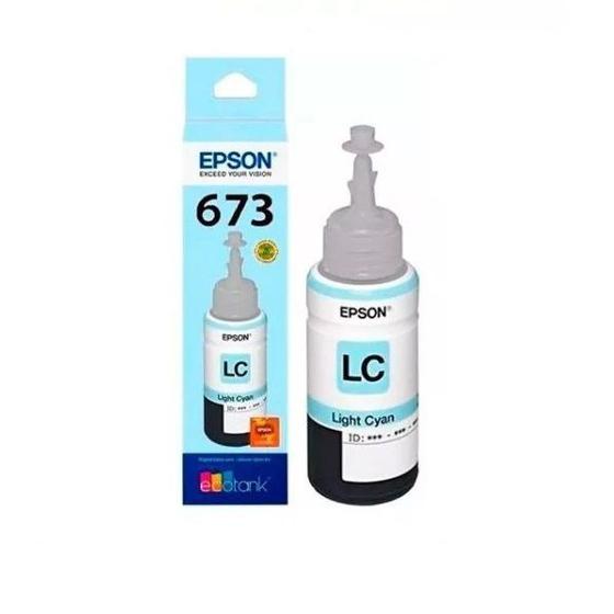 Imagem de Refil de Tinta Epson Ciano Claro T673520 70ml L800 / L810 / L1800 / L805 / L850