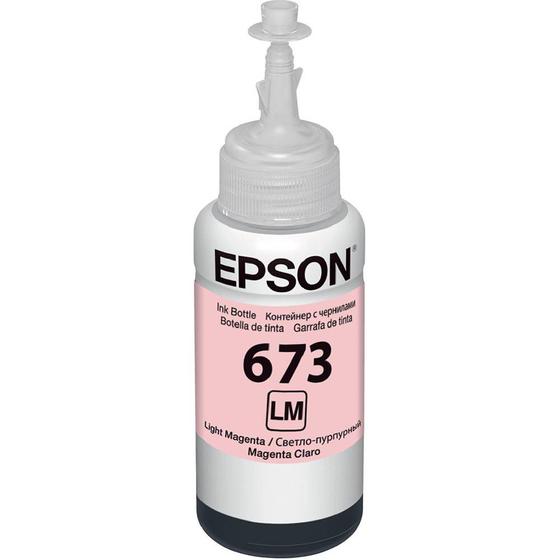 Imagem de Refil de tinta epson t673620 magenta claro 70 ml l800 l805 l810 l850 l1800  