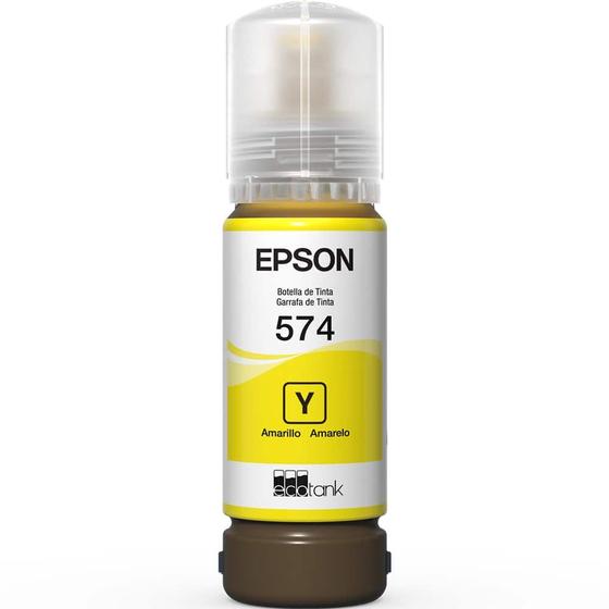 Imagem de refil de Tinta T574 Amarelo para impressora Jato de refil de Tinta L8050 L18050