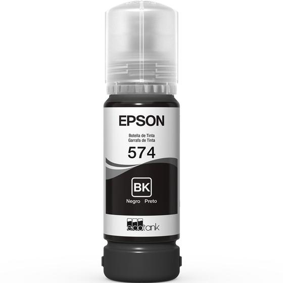 Imagem de refil de Tinta T574 Preto para impressora Jato de refil de Tinta L18050 L8050