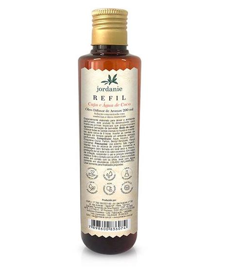 Imagem de Refil Difusor Caju e Agua de Coco 200 ML I Jordanie