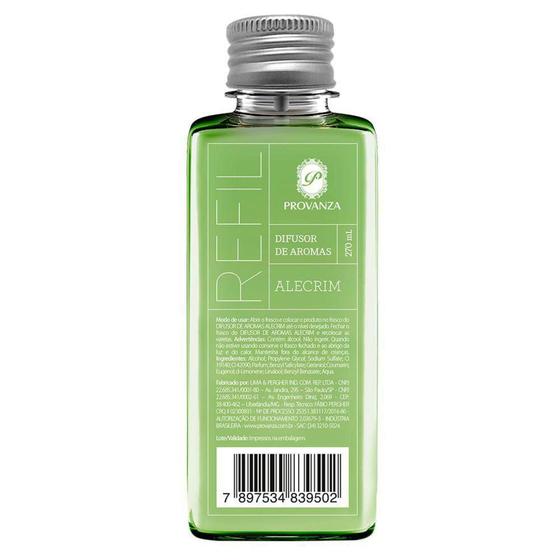 Imagem de Refil Difusor de Ambiente Alecrim 270mL Provanza