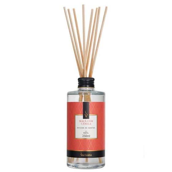 Imagem de Refil Difusor De Varetas 250 Ml - Maça Com Canela