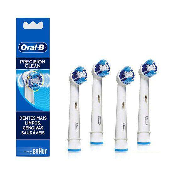 Refil Escova De Dente Elétrica Oral-b 4 Unidades Menor preço em Refil Escova De Dente Elétrica Oral-b 4 Unidades