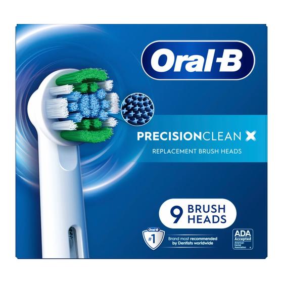 Imagem de Refil Escova Elétrica Oral B Precision Clean c/ 9 Unidades