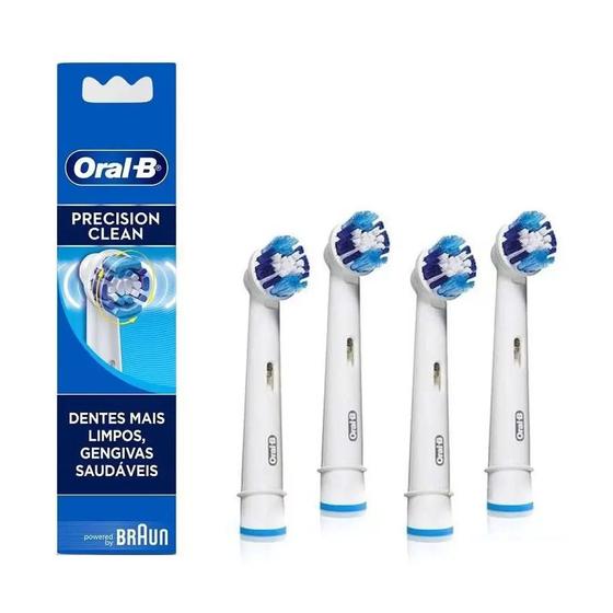Imagem de Refil Escova Elétrica Pro-Saúde Precision Clean 4 Unidades Oral B