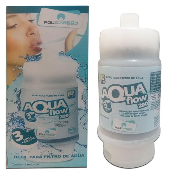 Refil Filtro AquaFlow 200 Vela Compatível AquaFlex 200 AP200 PA200 EF200 BF200 Cuno Policarbon Menor preço em Refil Filtro AquaFlow 200 Vela Compatível AquaFlex 200 AP200 PA200 EF200 BF200 Cuno Policarbon