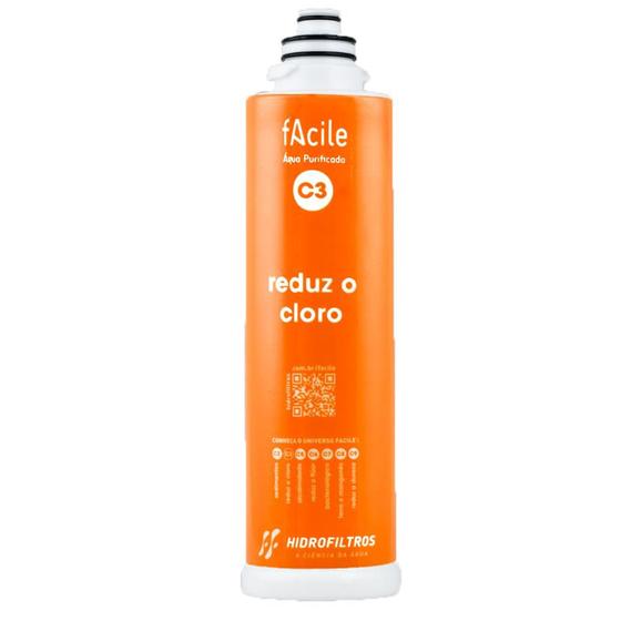 Refil Filtro Facile C3 para Purificador de Água Hidrofiltros Original Menor preço em Refil Filtro Facile C3 para Purificador de Água Hidrofiltros Original